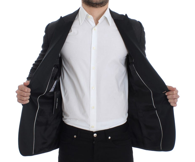 Black wool slim MARTINI blazer