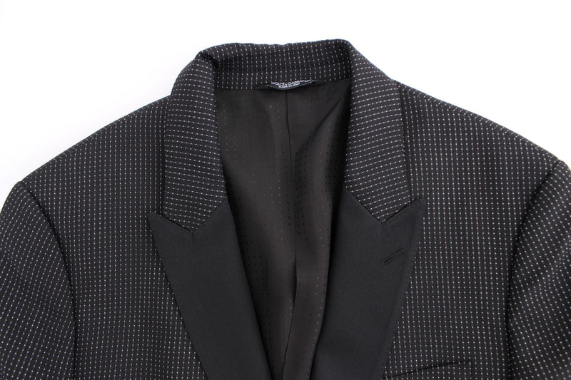 Black wool slim MARTINI blazer