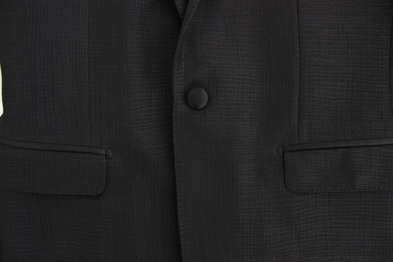 Black wool MARTINI slim blazer