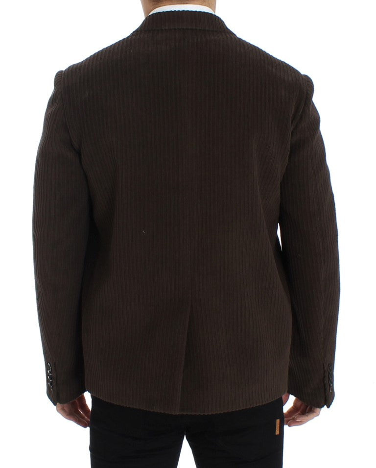 Brown manchester stretch blazer