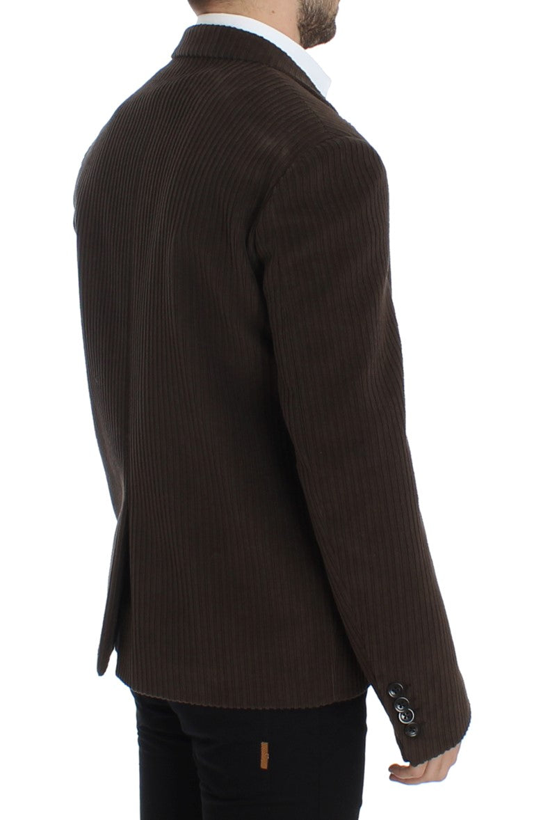 Brown manchester stretch blazer