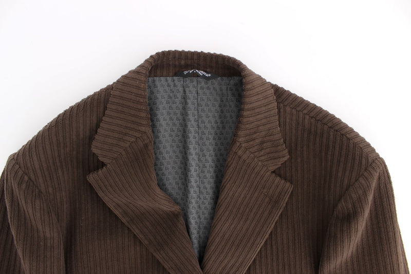 Brown manchester stretch blazer