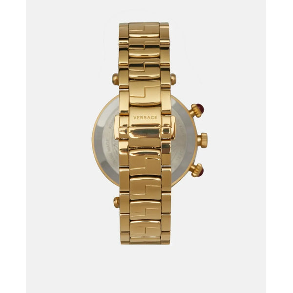 Sport Tech Gold Ion Plated Stainless Steel Bracelet Watch