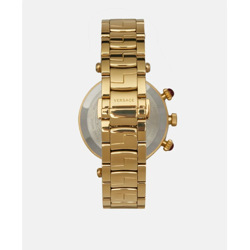 Sport Tech Gold Ion Plated Stainless Steel Bracelet Watch