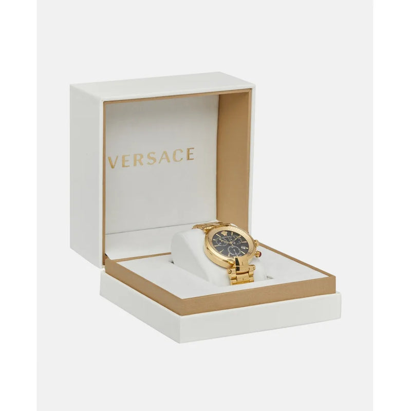 Sport Tech Gold Ion Plated Stainless Steel Bracelet Watch