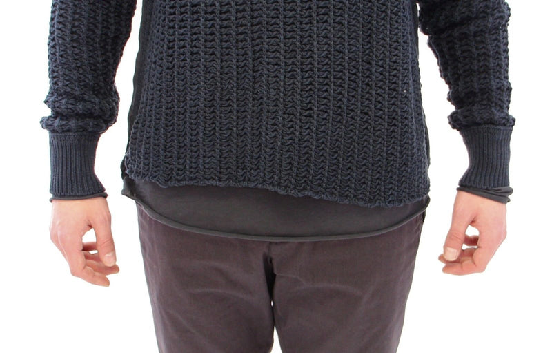Blue Runway Netz Pullover Netted Sweater