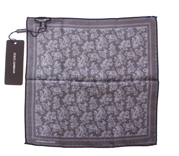 Blue Silk Handkerchief