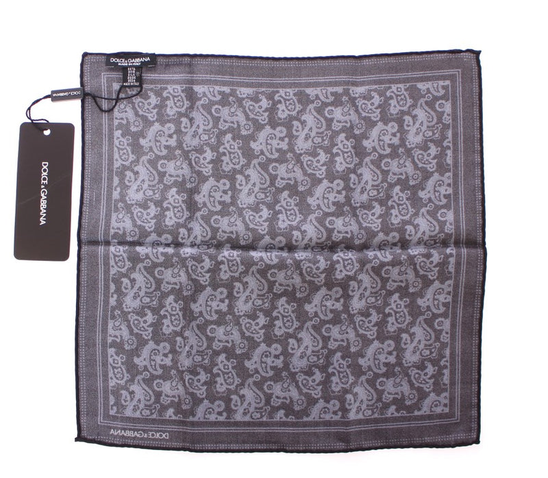 Blue Silk Handkerchief