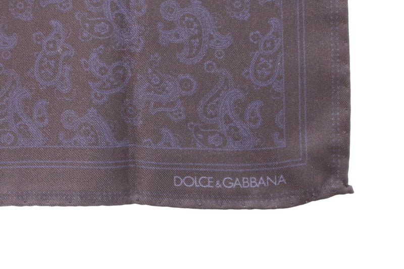 Blue Silk Handkerchief
