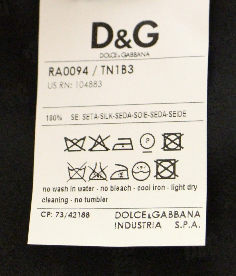 Black Silk Handkerchief