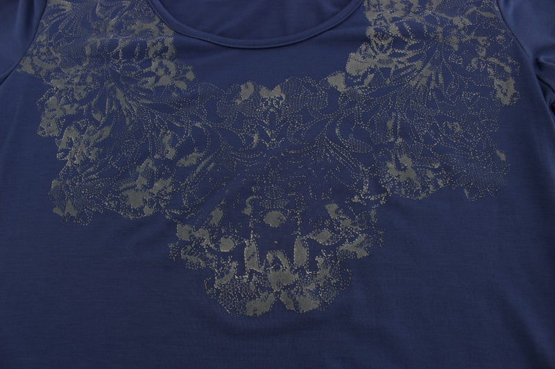 Blue Modal Stretch T-shirt