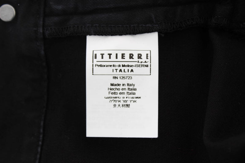 Black Cotton Slim Fit Stretch Jeans