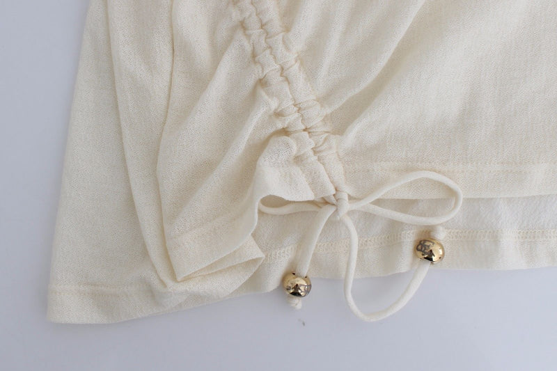 Beachwear White T-Shirt Top Blouse