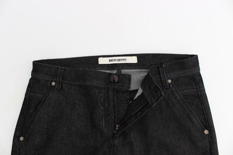 Black Slim Jeans Denim Pants Skinny Leg Stretch
