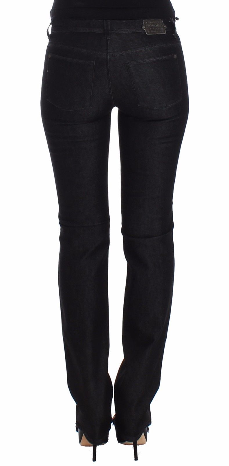 Black Slim Jeans Denim Pants Skinny Leg Stretch