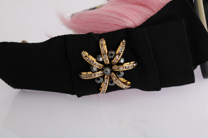 Pink Hair Sicily Crystal Headband