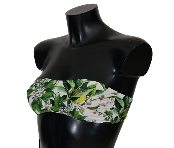 Chamomile Print Bikini Top