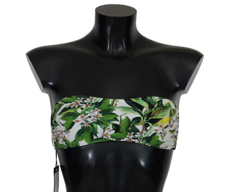 Chamomile Print Bikini Top