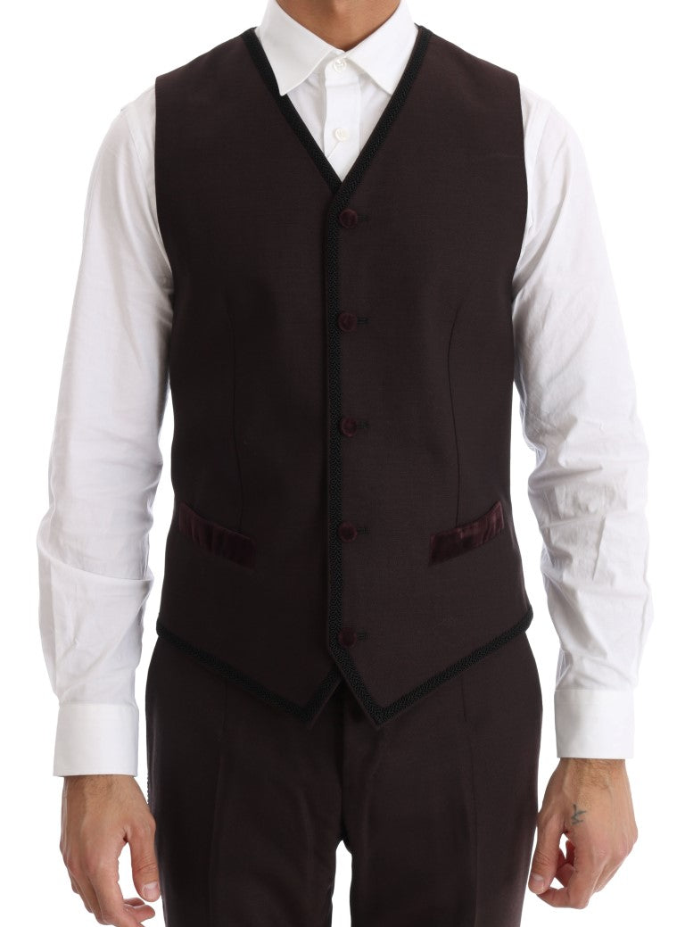 Bordeaux Torero 3 Piece SICILIA Suit