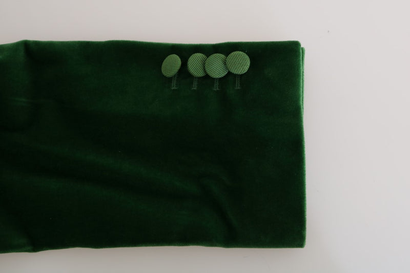 Green Velvet Slim Fit Double Breasted Suit