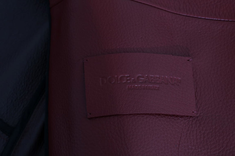 Red Leather Deerskin Jacket
