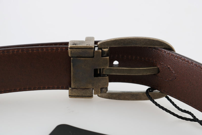 Purple Shiny Leather Gold Buckle Belt