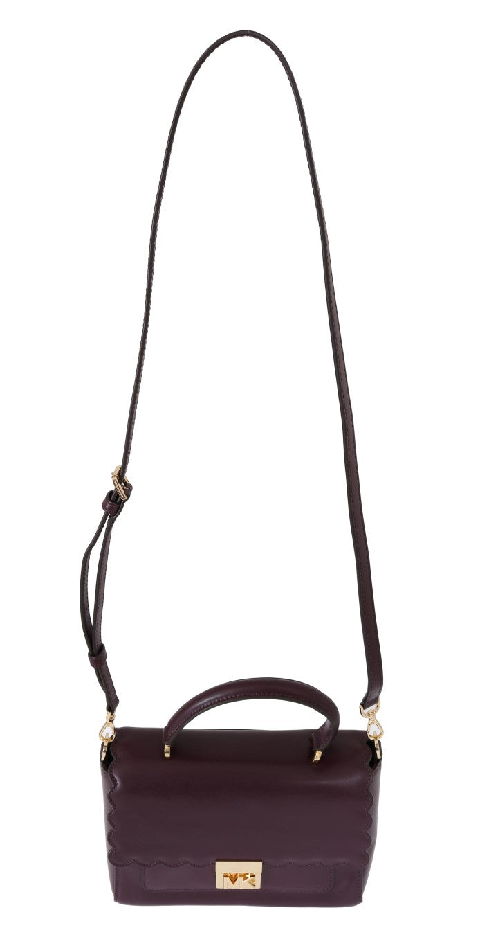 Purple MINDY Satchel Crossbody Bag