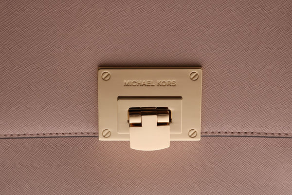 Pink TINA Leather Shoulder Bag