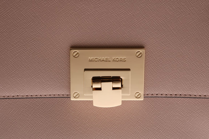 Pink TINA Leather Shoulder Bag