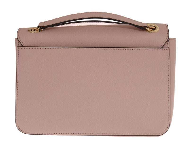 Pink TINA Leather Shoulder Bag