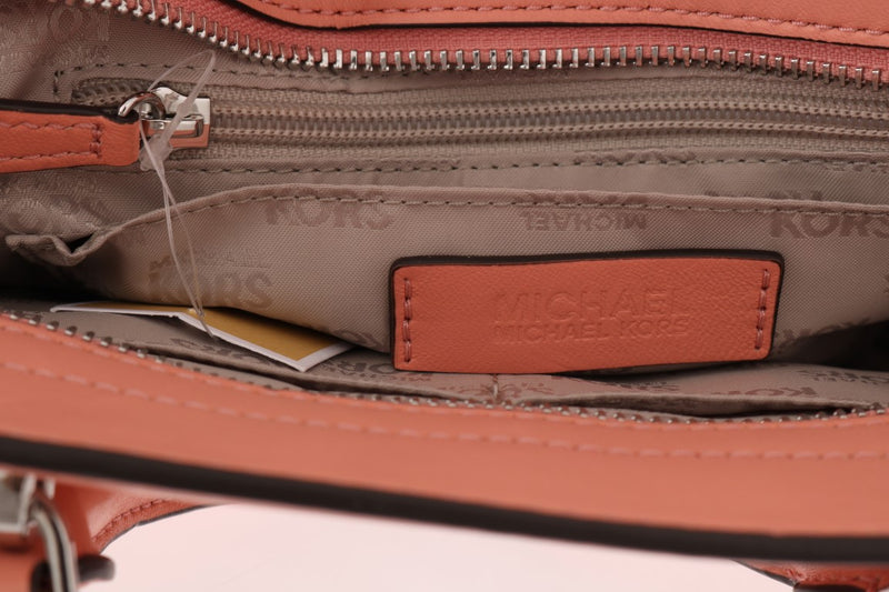 Pink VIVIANNE Leather Messenger Bag