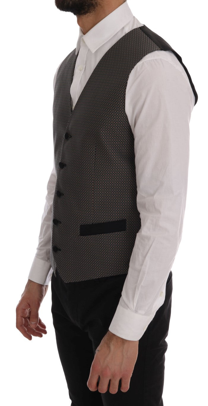 Black Brown Silk MARTINI Blazer