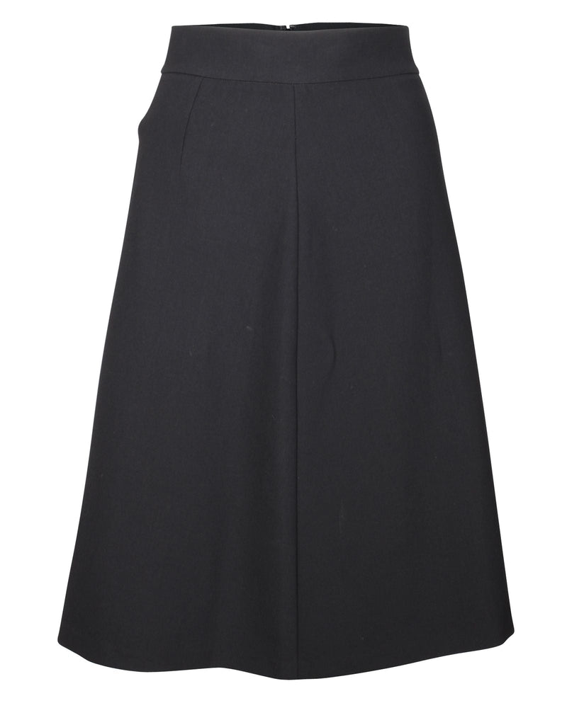 Diane Von Furstenberg Women's Black Midi Skirt
