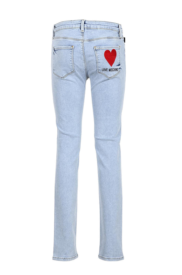 Love Moschino Women's Jeans In Blue