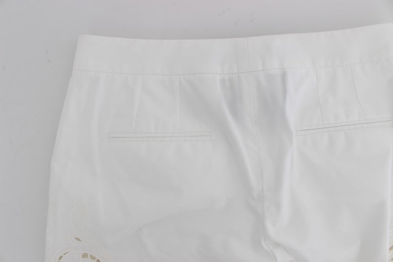 White Floral Cutout Dress Sicily Pants