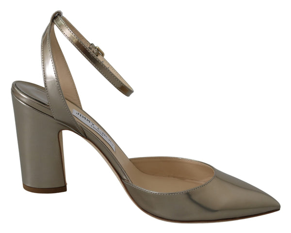 Micky 85 Gold Mary Jane with Adjustable Strap
