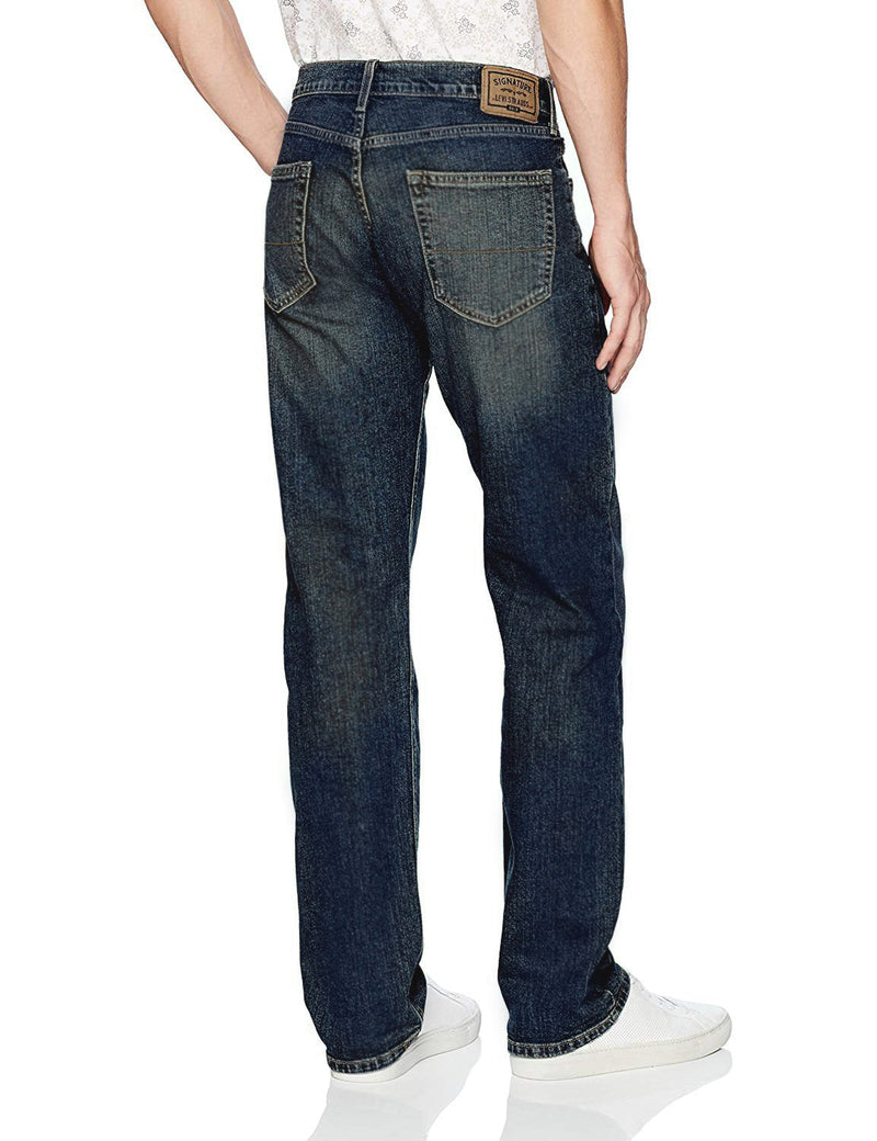 Signature Gold Blue Men's Straight Jeans