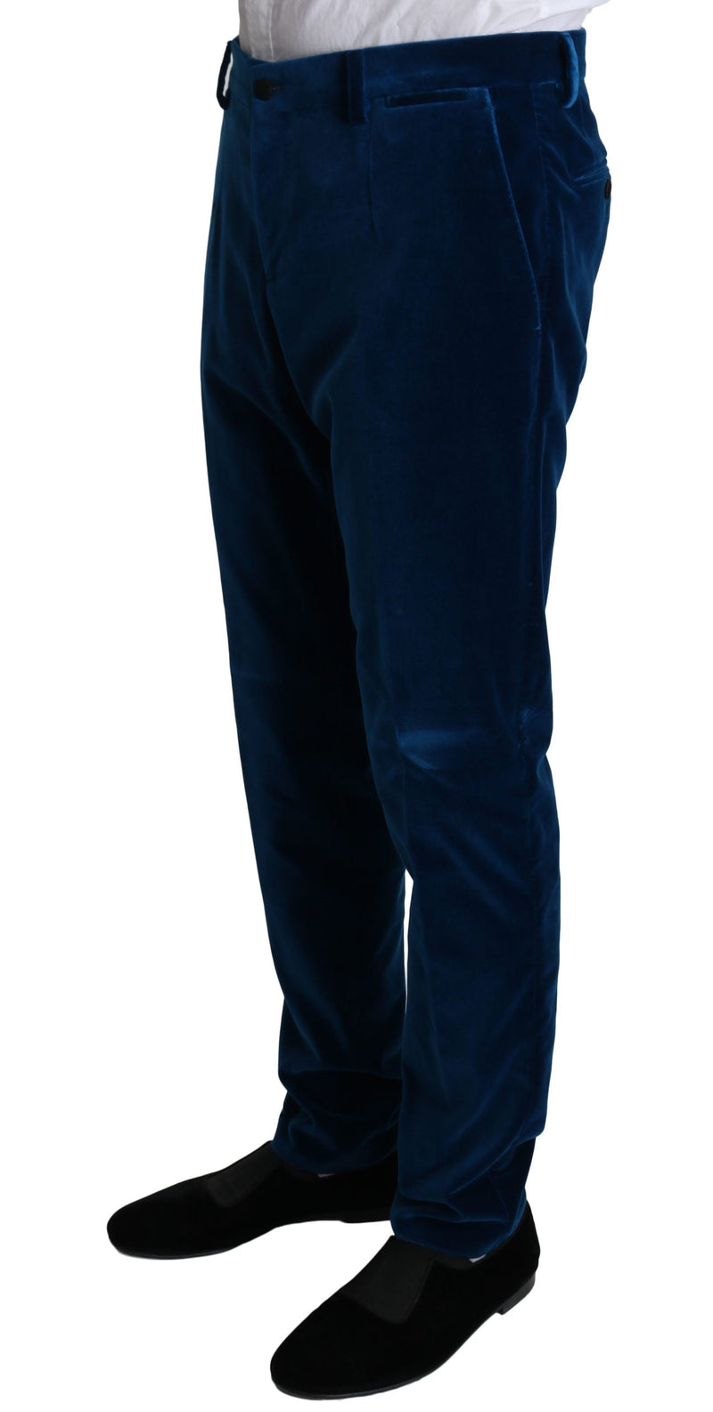 Blue Velvet Double Breasted 2 Piece Suit