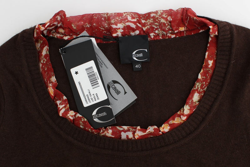 Brown crewneck sweater