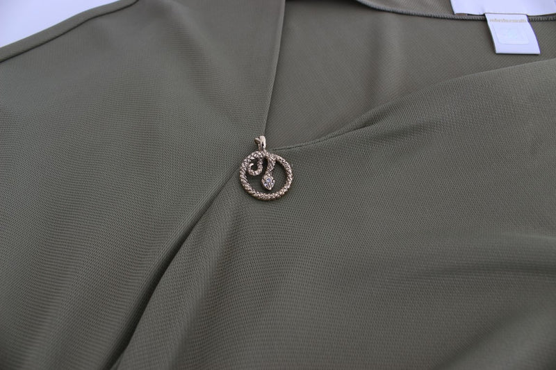 Green blouse top