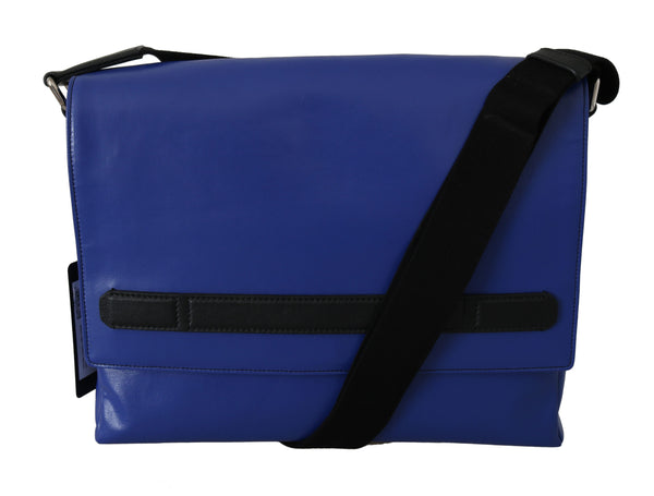 Blue Shoulder Cotton Sling Crossbody Messenger Bag