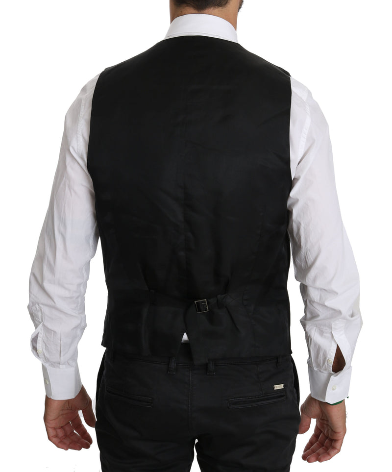 STAFF Black Waistcoat Formal Gilet Vest