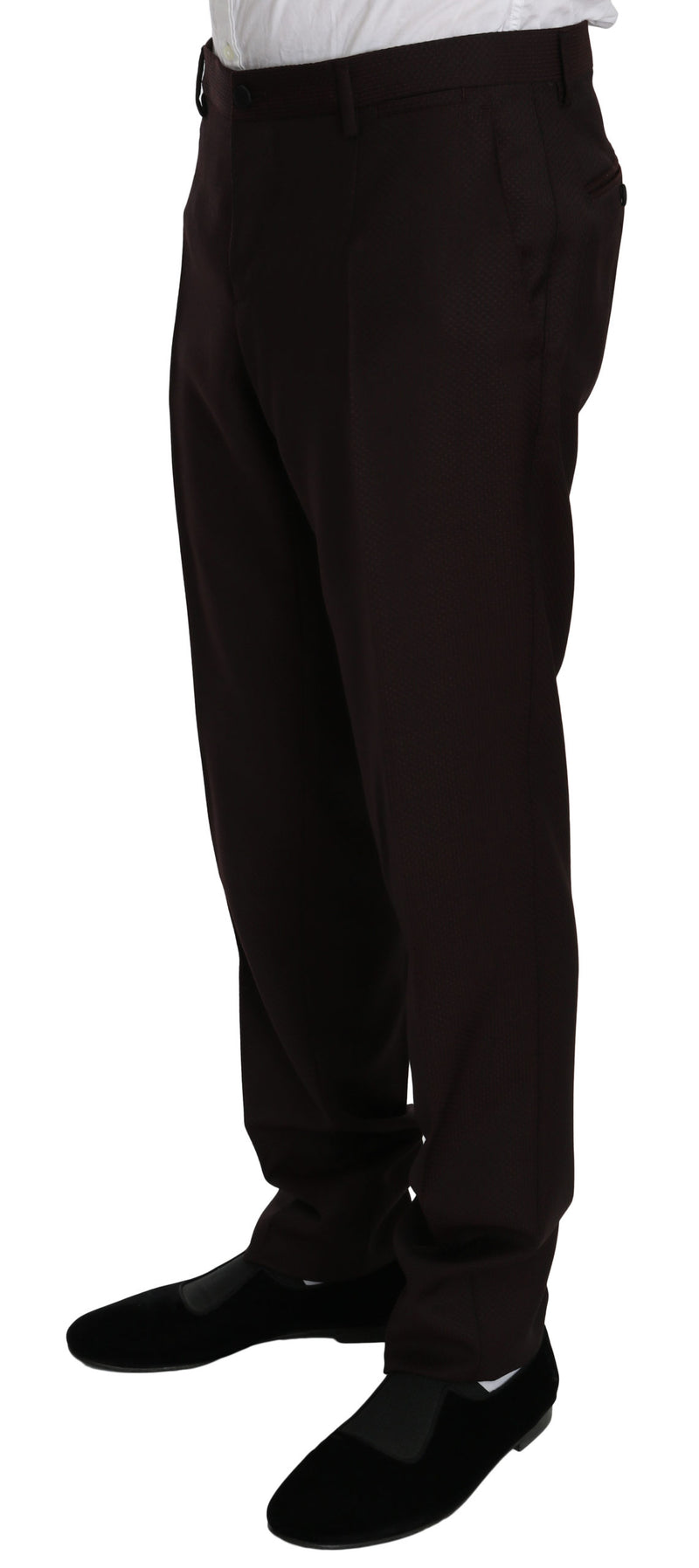 Bordeaux Wool Slim 3 Piece MARTINI Suit