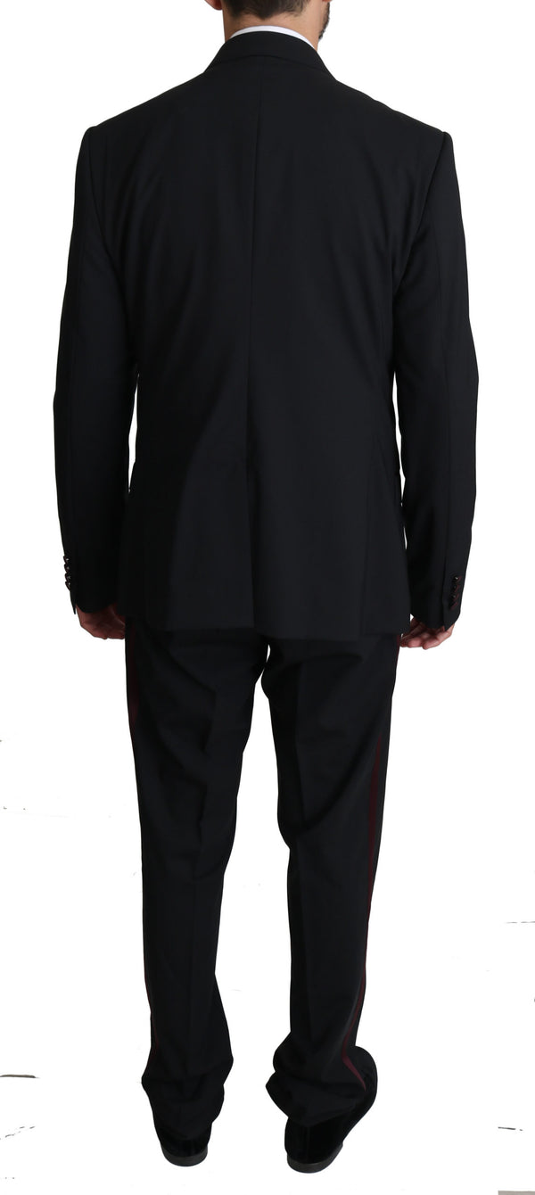 Black Slim Fit 3 Piece MARTINI Suit