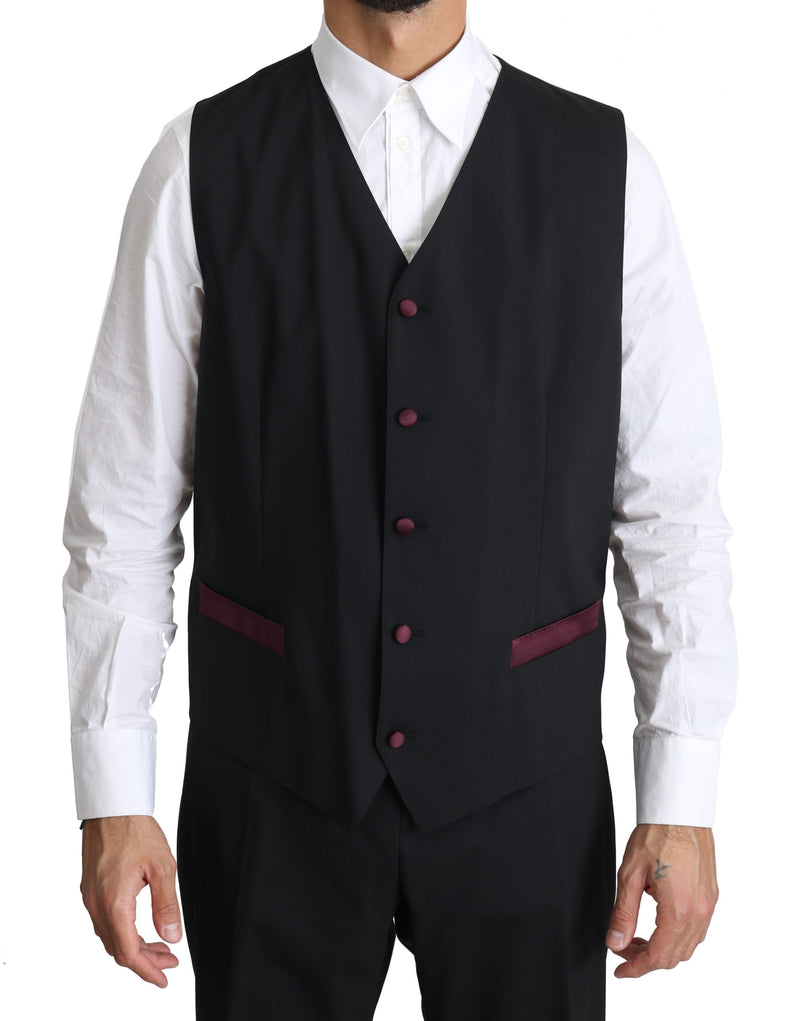 Black Slim Fit 3 Piece MARTINI Suit