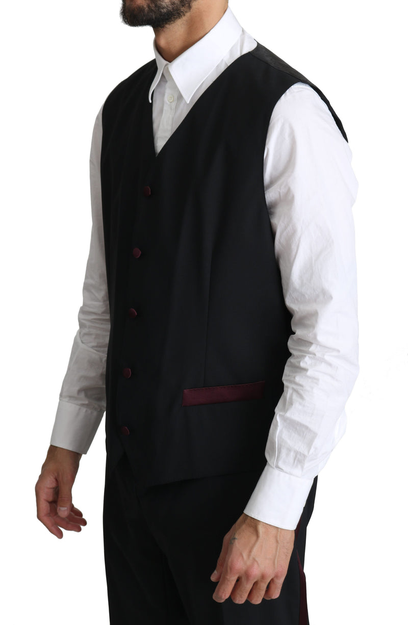 Black Slim Fit 3 Piece MARTINI Suit