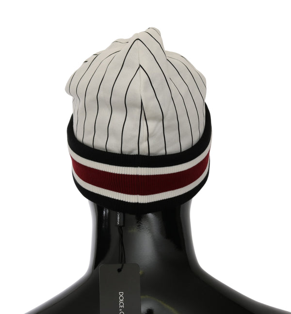White I'm The King of My Life Beanie Cotton Hat