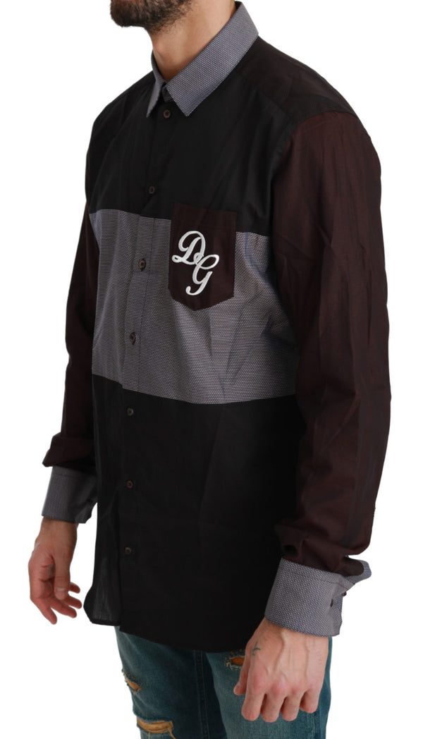 Bordeaux GOLD DG Dress Cotton Shirt
