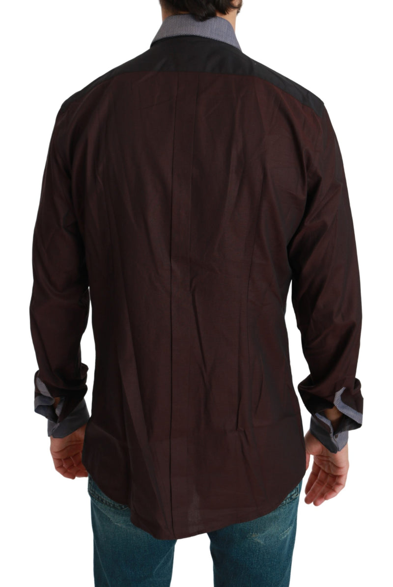 Bordeaux GOLD DG Dress Cotton Shirt