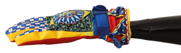 Multicolor Carretto Winter Mitten Gloves